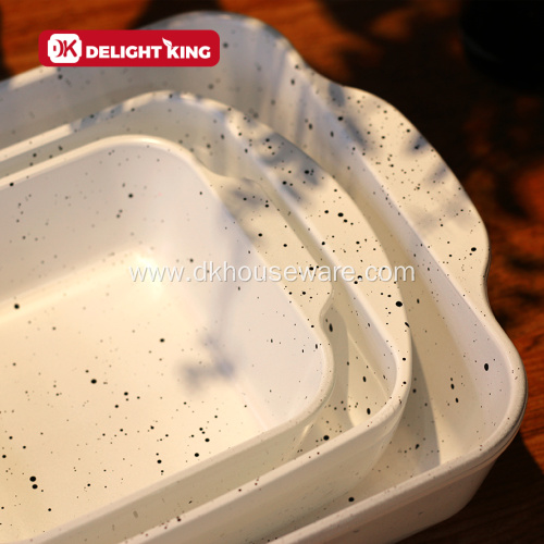 Non-stick Glass Bakeware Customized Baking Tray for Oven